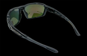 Classic Sporty Wrap Around Style SUNGLASSES Black & Silver Frame 2733