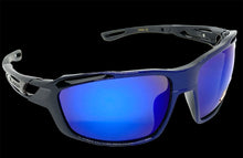 Classic Sporty Wrap Around Style SUNGLASSES Black & Blue Frame 2733