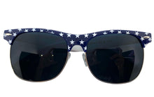 Classic Vintage Retro Style SUNGLASSES Patriotic USA Flag Frame 9133