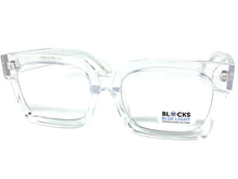 Classic Vintage Retro Style Blue Light Blocking Computer EYEGLASSES Large Thick Clear Frame 2016