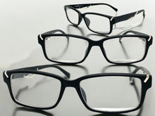 Classy Contemporary Modern Style Clear Lens EYEGLASSES Black Fashion Frame 1427