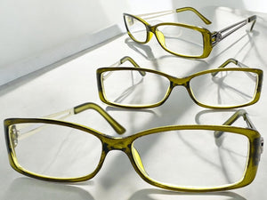 Classy Contemporary Modern Style Clear Lens EYEGLASSES Green Fashion Frame 4041