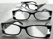 Classy Contemporary Modern Style Clear Lens EYEGLASSES Black Fashion Frame 1441