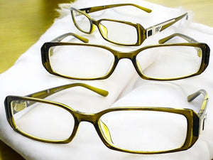 Classy Contemporary Modern Style Clear Lens EYEGLASSES Green Fashion Frame 4048