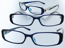 Classy Contemporary Modern Style Clear Lens EYEGLASSES Blue Fashion Frame 4048