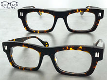 Classic Vintage Retro Style Clear Lens Optical EYEGLASSES Tortoise Acetate Frame 2037