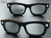 Classic Vintage Retro Style Clear Lens Optical EYEGLASSES Matte Black Acetate Frame 2037