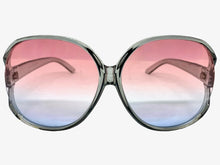 Oversized Exaggerated Vintage Retro Style SUNGLASSES Huge Gray Frame 80007