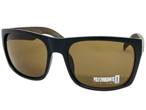 Classic Sporty Hardcore Biker Style SUNGLASSES Square Black Frame Ideal for Big Heads 540987