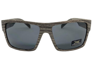 Classic Sporty Hardcore Biker Style LOCS SUNGLASSES Square Wood Print Frame 91189