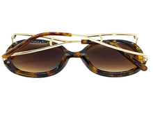 Exaggerated Vintage Retro Hippie Style SUNGLASSES Round Leopard Frame 7150