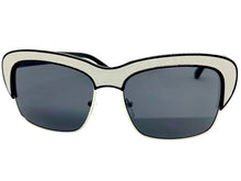 Exaggerated Funky Vintage Retro Style SUNGLASSES Square Black Frame 1699