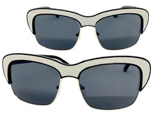 Exaggerated Funky Vintage Retro Style SUNGLASSES Square Black Frame 1699