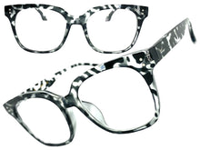 Classic Vintage Retro Style READING GLASSES READERS Gray Tortoise Frame Lens Strength +1.50