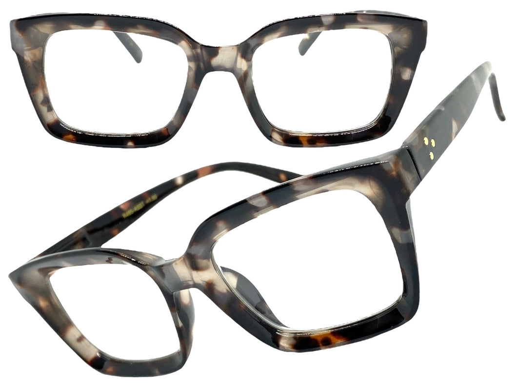 Classic Vintage Retro Style READING GLASSES READERS Leopard Frame Lens Strength +3.00