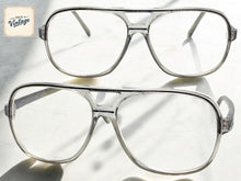 Classic TRUE Vintage Retro Aviator Style READING GLASSES READERS Gray Frame Lens Strength +1.75