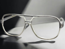 Classic TRUE Vintage Retro Aviator Style READING GLASSES READERS Gray Frame Lens Strength +1.75