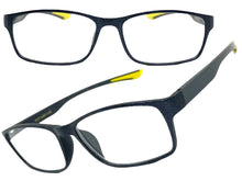 Sleek Contemporary Modern Sporty Style READING GLASSES READERS Gray Frame Lens Strength +2.50