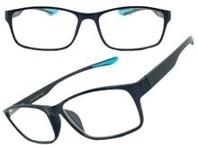 Sleek Contemporary Modern Sporty Style READING GLASSES READERS Gray Frame Lens Strength +2.25