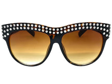 Oversized Luxurious Vintage Retro Style SUNGLASSES Large Bling Tortoise Frame E1290