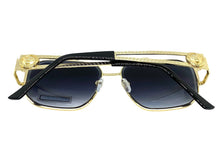 Classic Vintage Retro Hip Hop Aviator Style SUNGLASSES Gold Metal Frame 5509