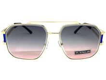 Classic Vintage Retro Hip Hop Aviator Style SUNGLASSES Gold Metal Frame 5509