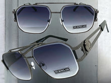 Classic Vintage Retro Hip Hop Aviator Style SUNGLASSES Gunmetal Frame 5509