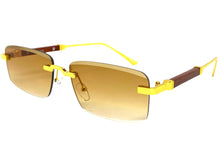 Classy Elegant Luxury Modern Style SUNGLASSES Rimless Gold Frame 5334