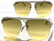 Classic Modern Vintage Retro Aviator Style SUNGLASSES Khaki Frame 5325