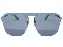Classic Modern Vintage Retro Aviator Style SUNGLASSES Blue Frame 5325