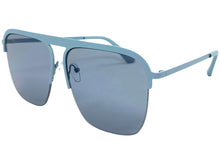 Classic Modern Vintage Retro Aviator Style SUNGLASSES Blue Frame 5325