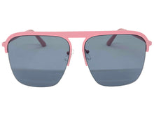 Classic Modern Vintage Retro Aviator Style SUNGLASSES Pink Frame 5325