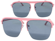 Classic Modern Vintage Retro Aviator Style SUNGLASSES Pink Frame 5325