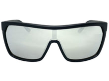 Oversized Modern Retro Shield Style KUSH SUNGLASSES Large Matte Black Frame 6211