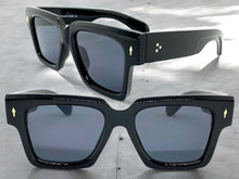 Oversized Classic Vintage Retro Style SUNGLASSES Large Thick Square Black Frame 59294