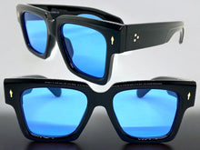 Oversized Classic Vintage Retro Style SUNGLASSES Large Thick Square Black Frame 59294
