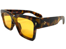 Oversized Classic Vintage Retro Style SUNGLASSES Large Thick Square Tortoise Frame 59294