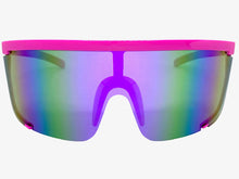 Oversized Modern Retro Shield Style SUNGLASSES X-Large Pink Frame 5340
