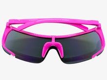 Oversized Modern Retro Shield Style SUNGLASSES X-Large Pink Frame 5340