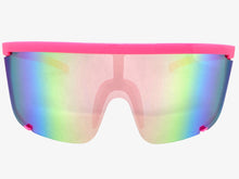Oversized Modern Retro Shield Style SUNGLASSES X-Large Hot Pink Frame 5340