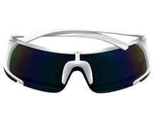 Oversized Modern Retro Shield Style SUNGLASSES X-Large White Frame 5340