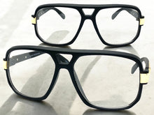 Classic Vintage Retro Hip Hop Rapper Style Clear Lens EYEGLASSES Square Black Frame 9763