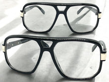 Classic Vintage Retro Hip Hop Rapper Style Clear Lens EYEGLASSES Square Black Frame 9763