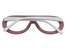 Oversized Vintage Retro Style Clear Lens EYEGLASSES Large Pink Frame 7308