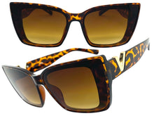 Classy Elegant Vintage Retro Cat Eye Style SUNGLASSES Large Tortoise Frame 5263