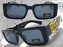 Classic Hardcore Biker Gangster Style LOCS SUNGLASSES Black Frame Dark Lens 91220