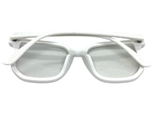 Oversized Vintage Retro Style Clear Lens EYEGLASSES Large Square White Frame E2071