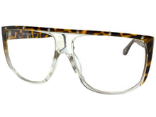 Oversized Vintage Retro Style Clear Lens EYEGLASSES Large Square Tortoise Frame 6572