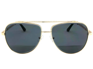 Oversized Classic Vintage Retro Style SUNGLASSES Large Gold Frame 5318