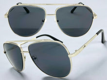 Oversized Classic Vintage Retro Style SUNGLASSES Large Silver Frame 5318